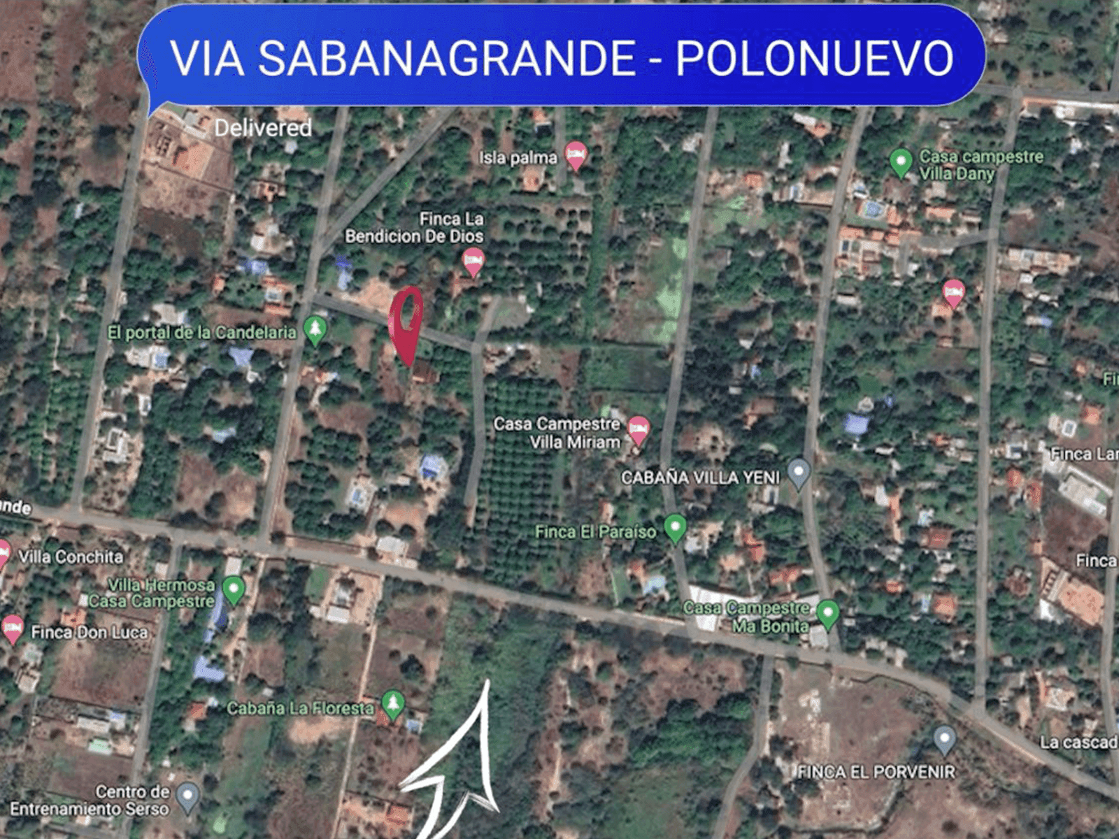 Lote en vía Sabanalarga